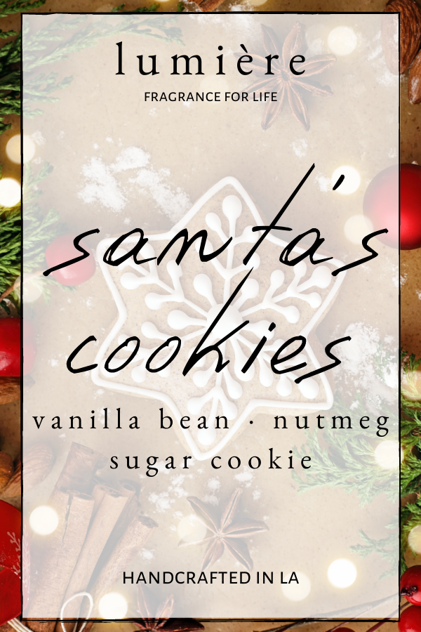 santa's cookies candle