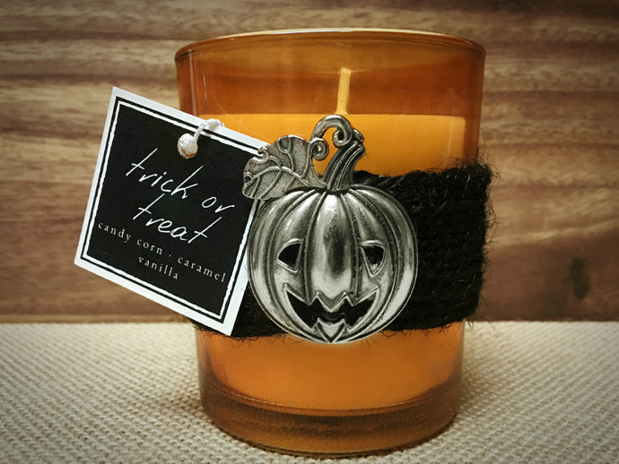 trick or treat candle - 8 oz