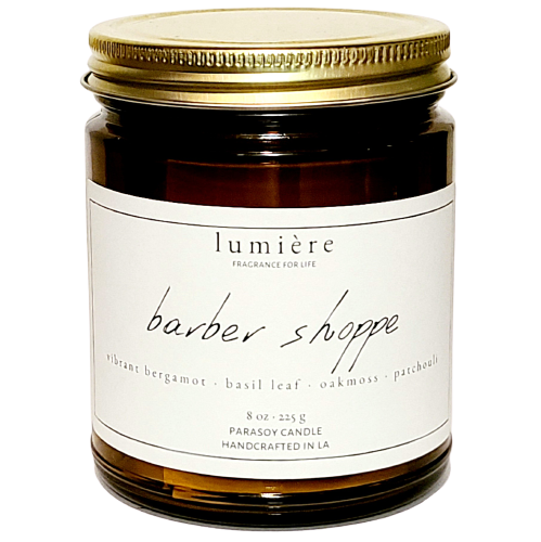 barber shoppe candle