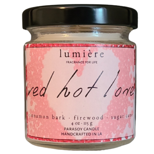 red hot love candle