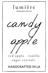 candy apple candle