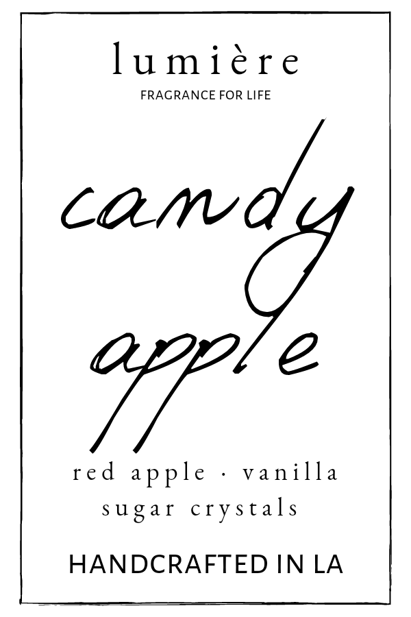 candy apple candle